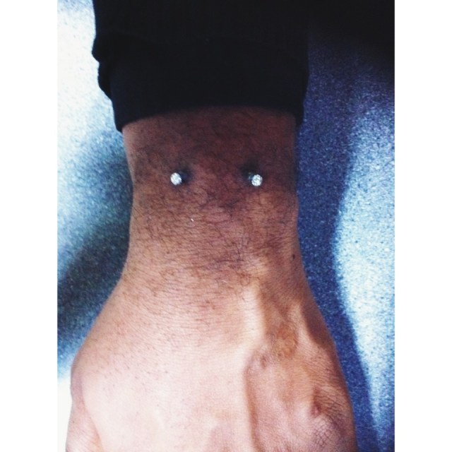Wrist Surface Piercing