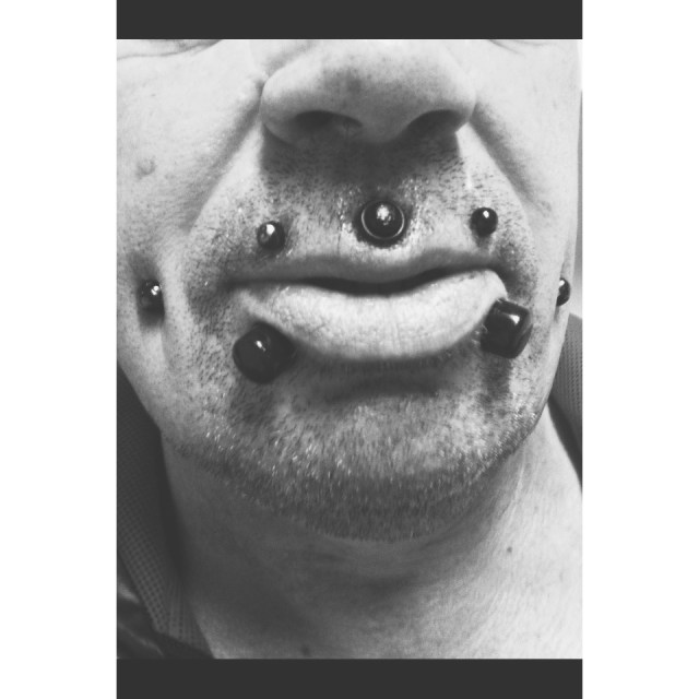 Various Blackline Work - Cheeks, Angelbites, Medusa, Snakebites.