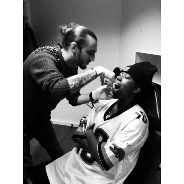 work is like a Tarantino movie for Miss Jones