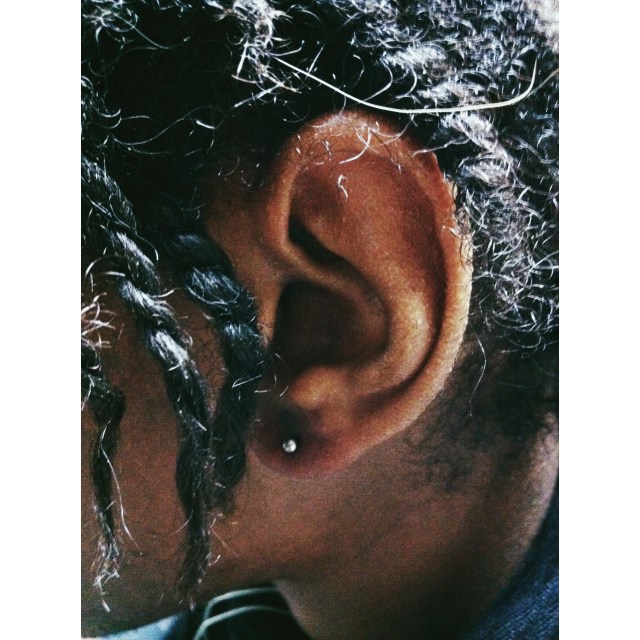 Left Side Lobe Piercing