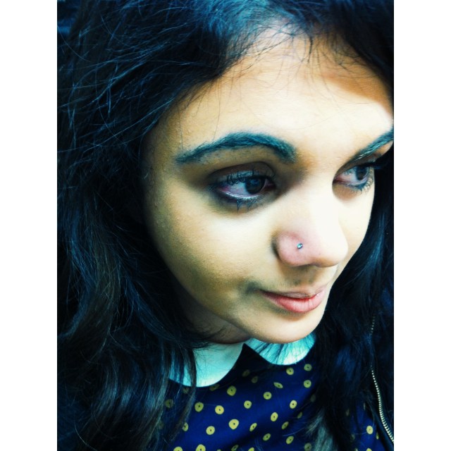 Danielle's Nose Piercing