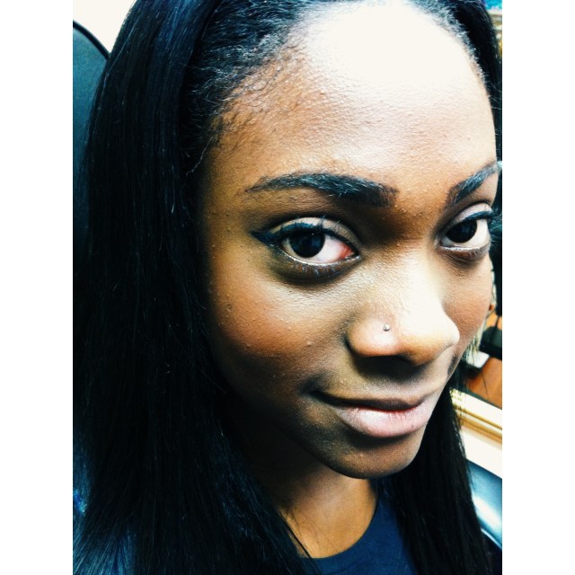 Yasmine's Nose Piercing