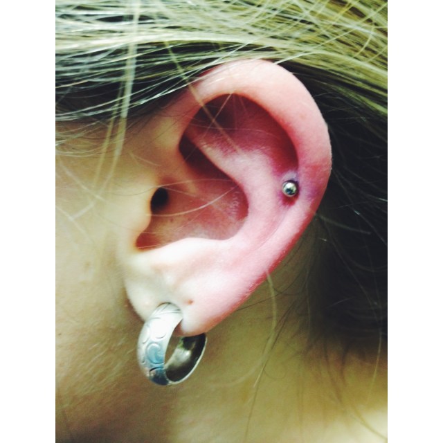 Top Ear Cartilage Piercing