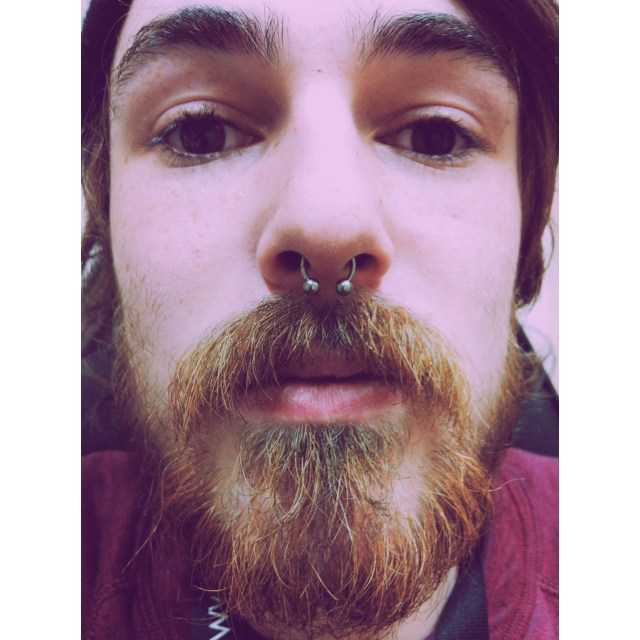 Archie's Septum Piercing