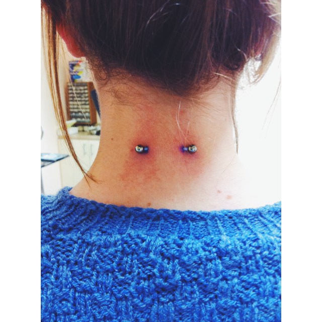 Marie's Nape Surface Piercing II