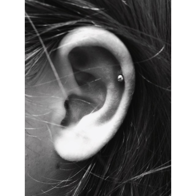 Top Ear Cartilage Piercing