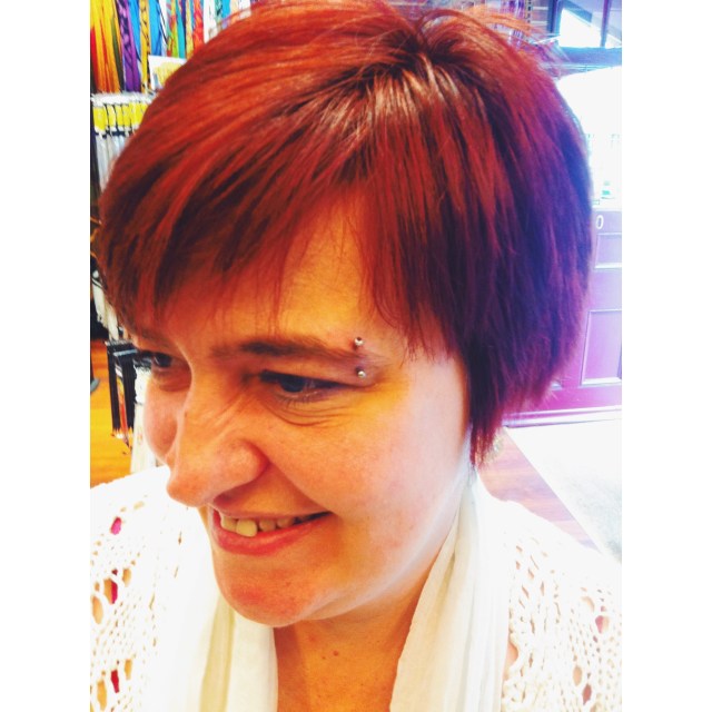 Sue's Eyebrow Piercing