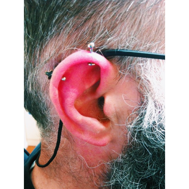 Andrew's Top Ear Piercing