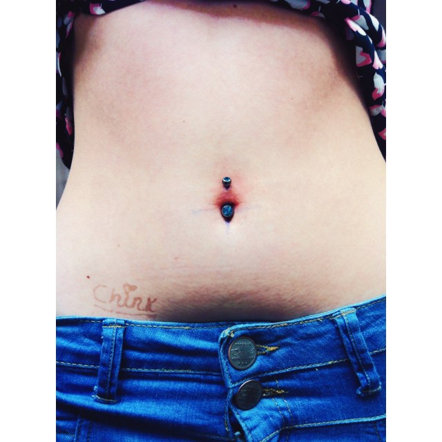 Victoria's Navel Piercing I