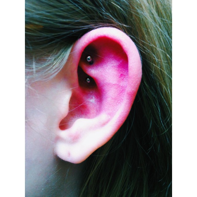 Polly's Rook Piercing