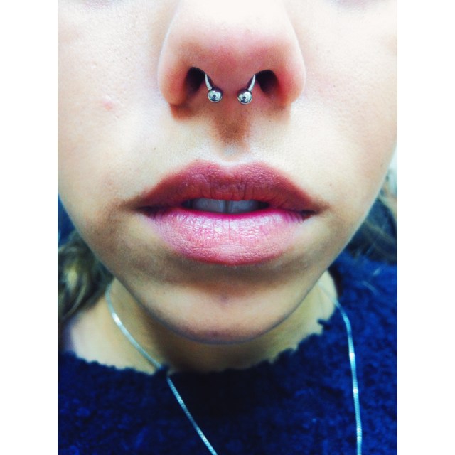 Poppy's Septum Piercing