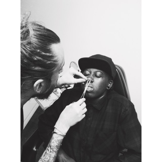 • Septum Piercing Action I •