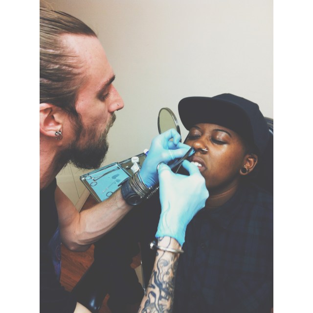 • Septum Piercing Action II •