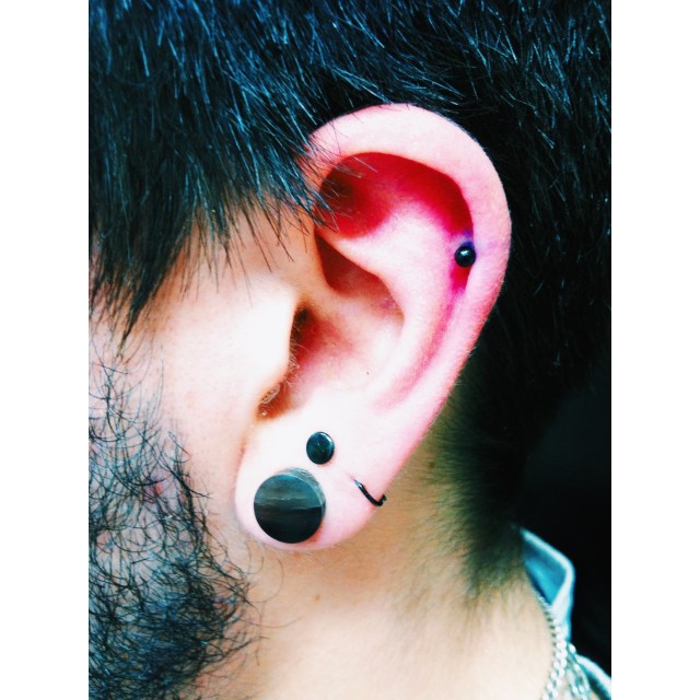 Olly's Top Ear & Lobe Trio of Piercings