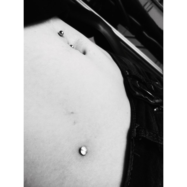 Victoria's Navel & Hip Micro Dermal Anchor Piercings