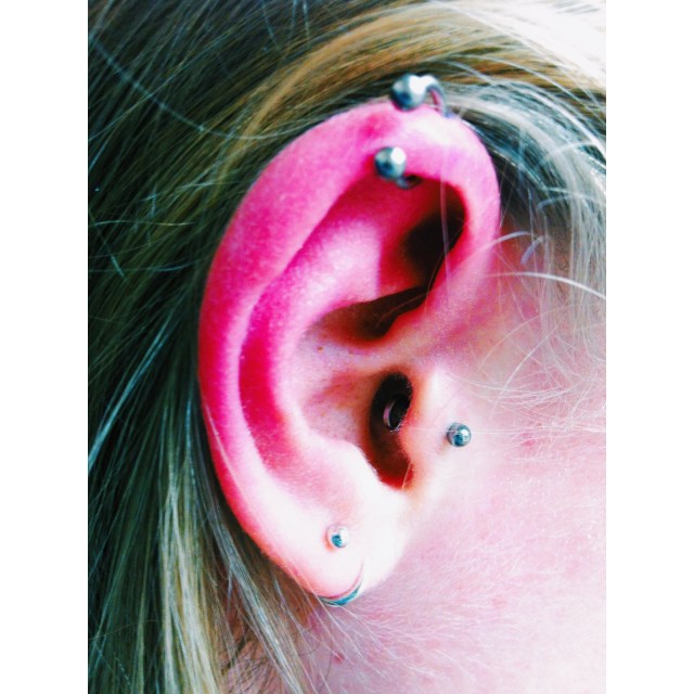 Jenny's Top Ear Piercing.