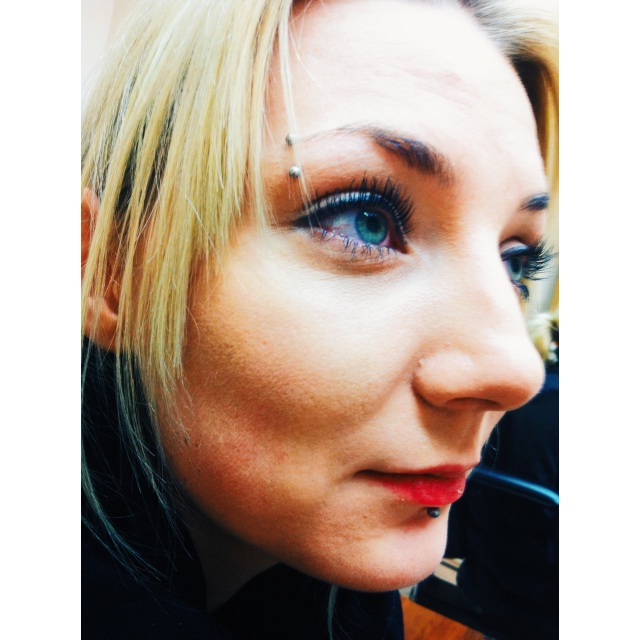 Julia's Lip/Labret Piercing