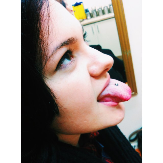 Meg's Tongue Piercing II