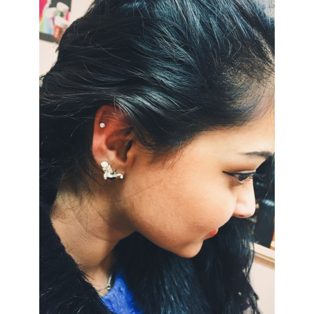 Zarina's Helix Piercing I