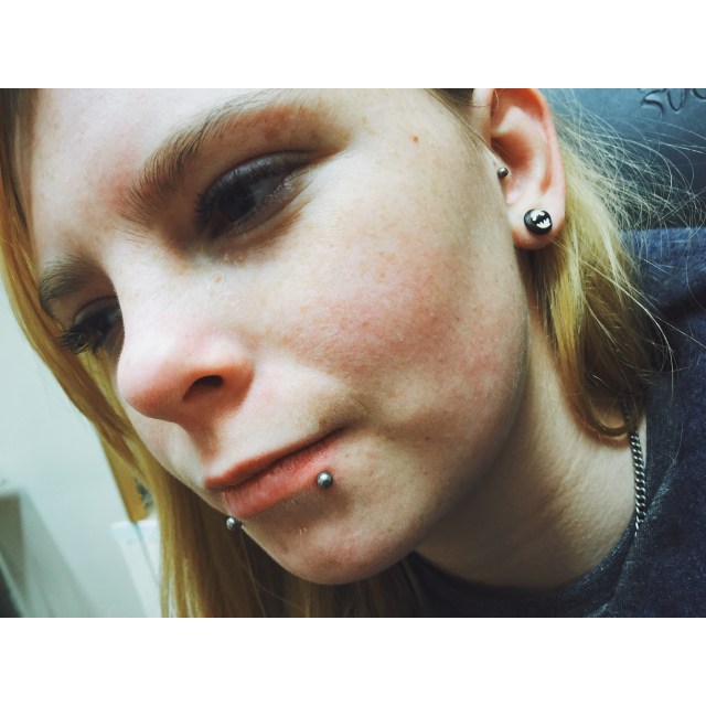 Amy's Snakebite Lip & Tragus Piercings I