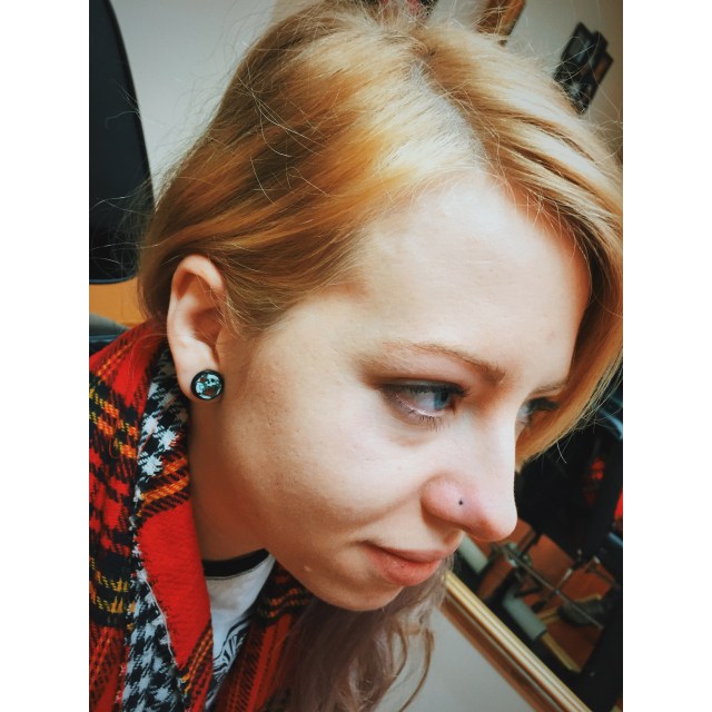 Becca's Nose Piercing