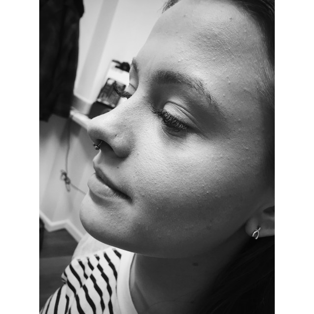Vicky's Septum Pierced