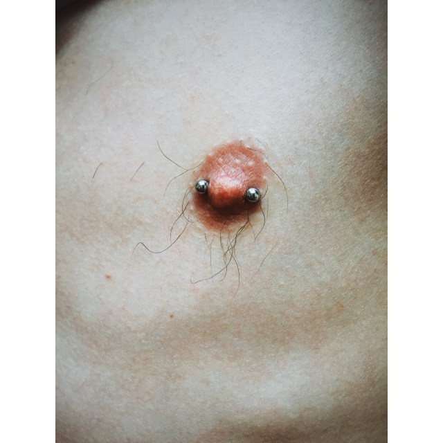 George's Nipple Piercing