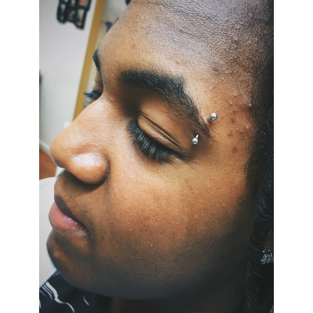 Perry's Eyebrow Piercing