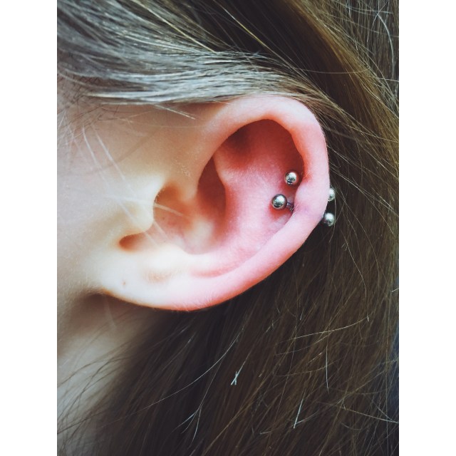 Nancy's Double Helix Piercings I