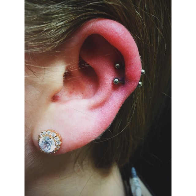 Lily's Double Helix Piercings