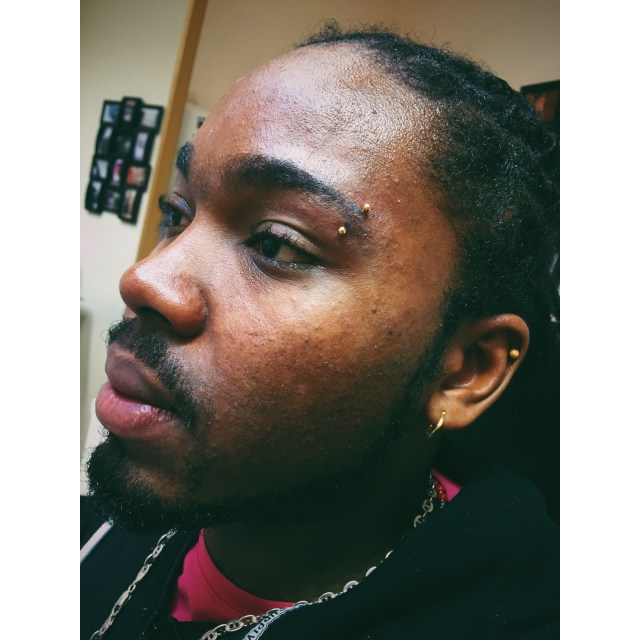 Karim's Eyebrow Piercing I