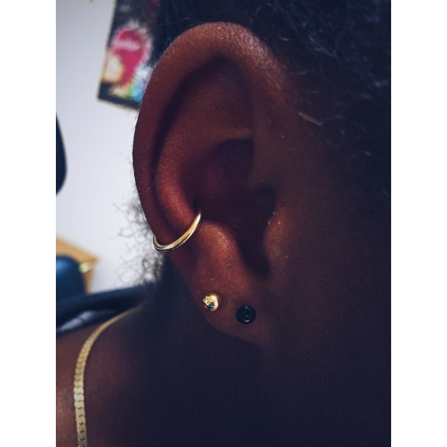 Shoushylla's Conch Piercing w/Segment Ring