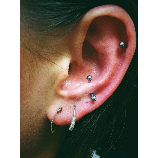 Rachel's Anti-Tragus Piercing