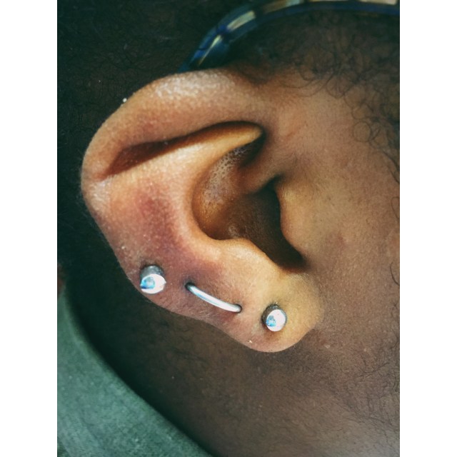 Christina's Orbital Lobe Piercing(s)