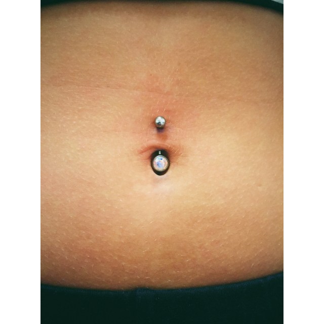Lily's Navel Piercing