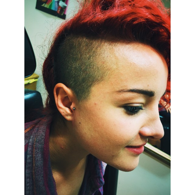 Josie's Tragus Piercing