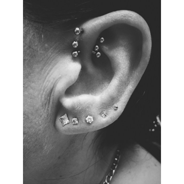Chantel's Inner-Pinner Trio Piercings
