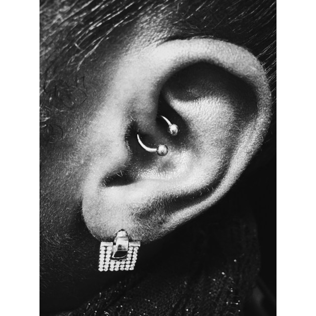 Sarah's Daith Piercing