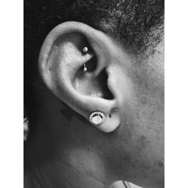Rochelle's Rook Piercing